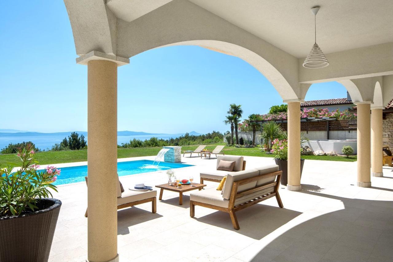 Luxury Panorama Vila With Amazing Seaview In Gondolici 7 Km From Rabac Labin  Exteriér fotografie